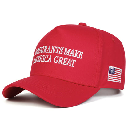 Immigrants Make America Great Embroidered Hat